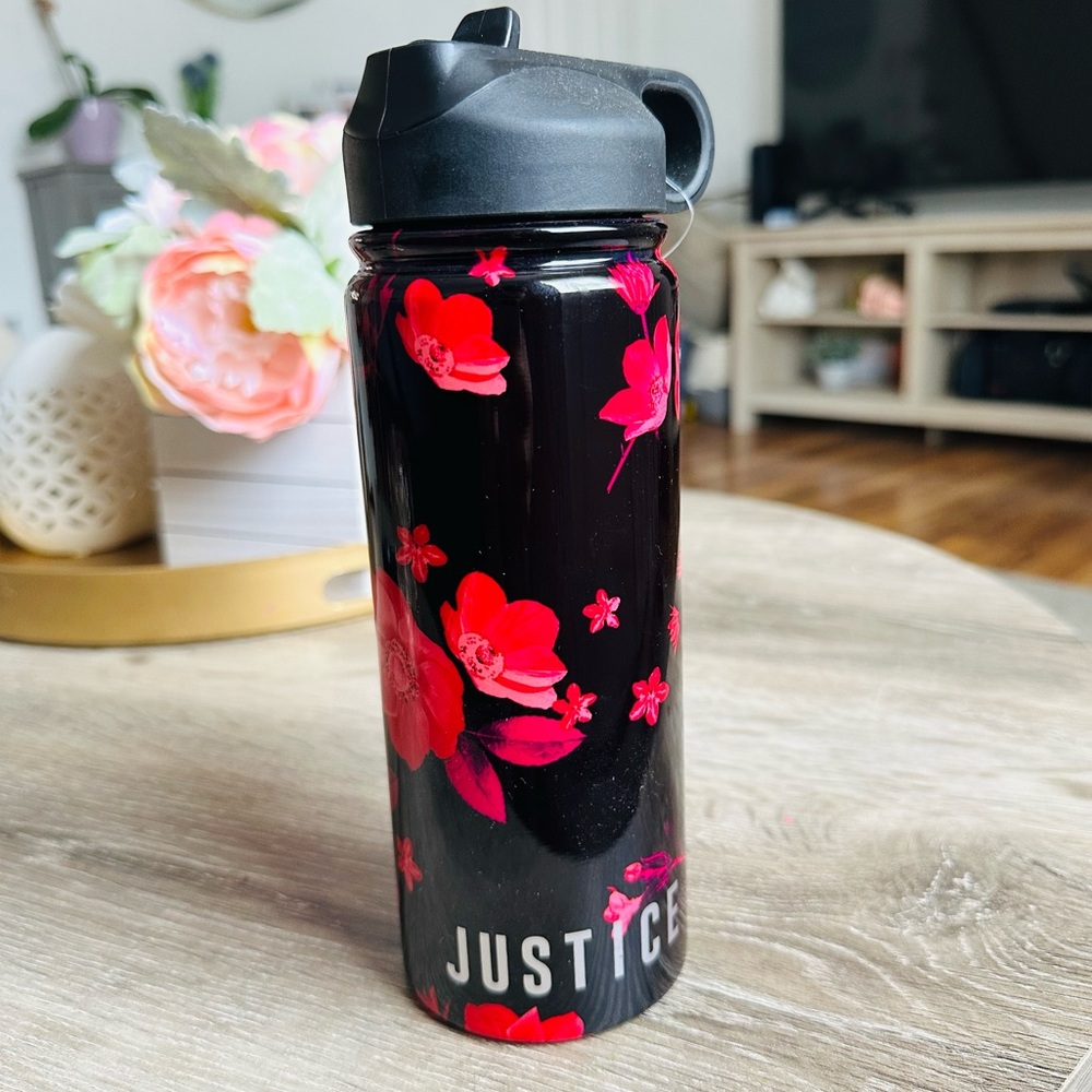 NWT JUSTICE WATER BOTTLE 25 OZ